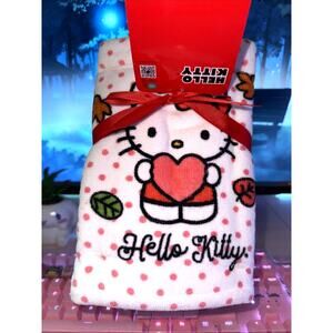 Hello Kitty Thanksgiving Hand Towels Dots Leaves Fall Autumn 2024 Sanrio 2 Pack